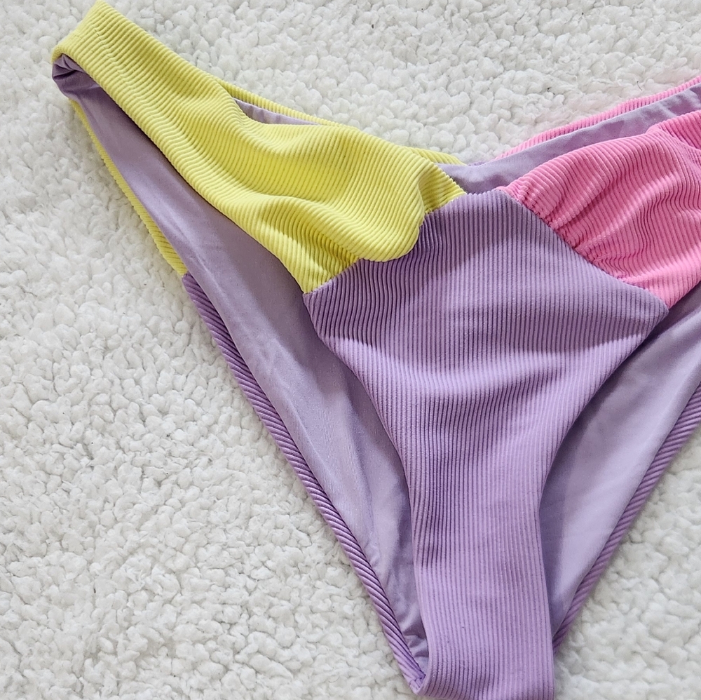 Beach Riot Victoria Bottom In Sublime Spring Colorblock - Picture 6 of 10